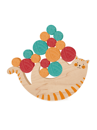 Balancierspiel - Meow - aus Holz