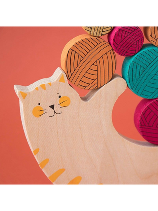 Balancierspiel - Meow - aus Holz