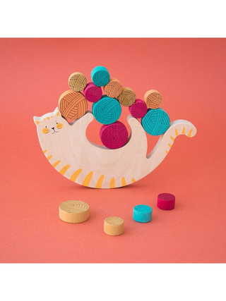 Balancierspiel - Meow - aus Holz