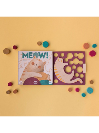 Balancierspiel - Meow - aus Holz