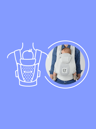 Babytrage Coya Carrier Urban Mobility - White