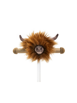 Scooter Highland Kuh - Plüschtierkopf