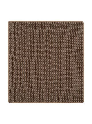 Babydecke mit FF-Logo - Braun