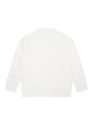 Sweatshirt mit Logo - Weiß