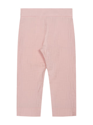 Hose mit FF-Logo und geradem Bein - Hellrosa