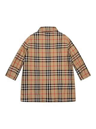 Braxton wendbarer Mantel mit Karomuster - Vintage Beige