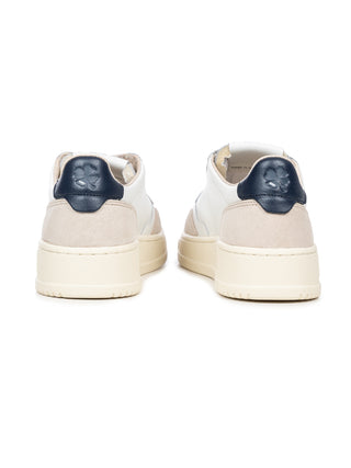 Medalist Kids Low Sneaker aus Leder - Weiß/Blau