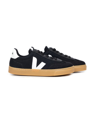 Small Volley Canvas Sneaker - Black/White