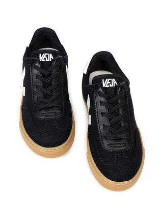 Small Volley Canvas Sneaker - Black/White