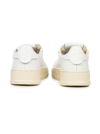 Dallas Kids Low Sneaker aus Leder - Weiß