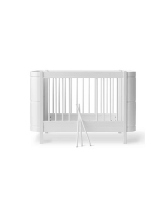 Wood Mini+ Babybett - Weiß