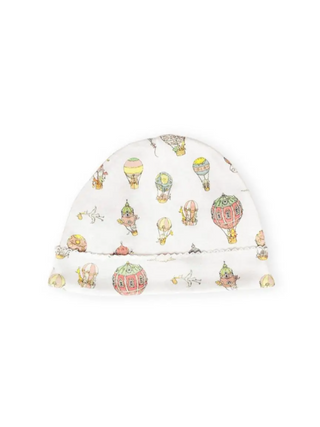 Babymütze aus Baumwolle mit Print