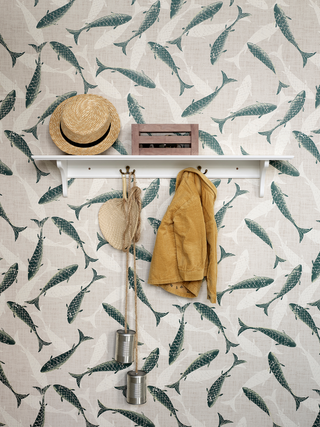 Seaside Wandregal mit Haken - 60 x 20 cm