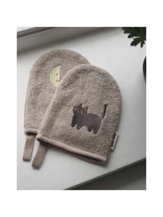 Dear April Paw Waschlappen - Mond Katze