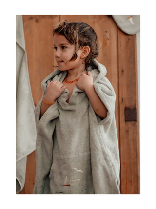 Dear April Puk Badeponcho - Segelboote