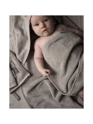 Dear April Petal Baby Kapuzenhandtuch - Mond Katze