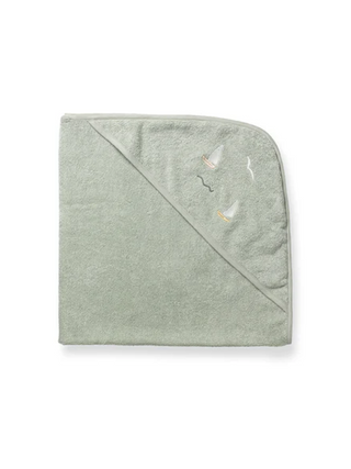 Dear April Petal Baby Kapuzenhandtuch -  Segelboote