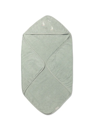 Dear April Petal Baby Kapuzenhandtuch -  Segelboote