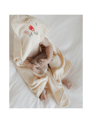 Dear April Petal Baby Kapuzenhandtuch -  Harmony