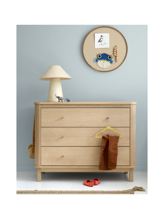 Wood Kommode aus Holz 3 Schubladen - Eiche