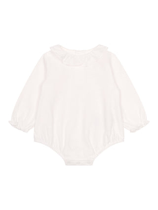 Flamé Body mit Kragen - Weiß