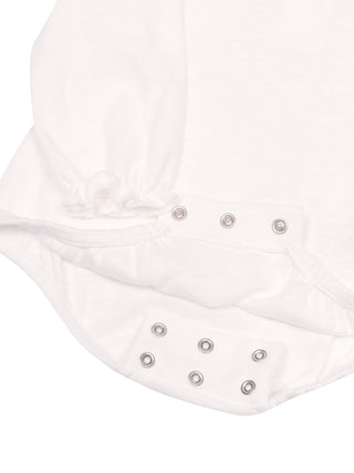 Flamé Body mit Kragen - Weiß