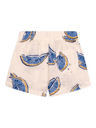 Gewebte Shorts aus Bio-Baumwolle - Off White