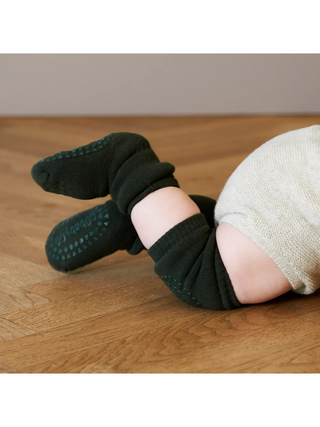 Knieschützer mit Gumminoppen - Grau Melange