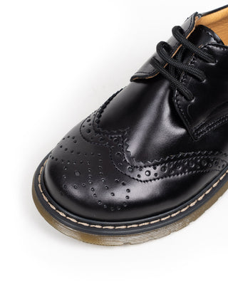 Halbschuhe aus Lackleder - Schwarz