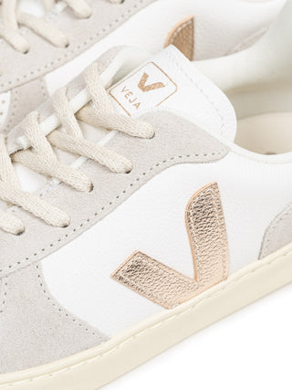 Small V-10 Laces Sneaker - Extra White/Platine