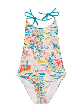 Badeanzug Gigi 1P - Aqua