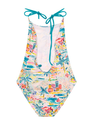 Badeanzug Gigi 1P - Aqua