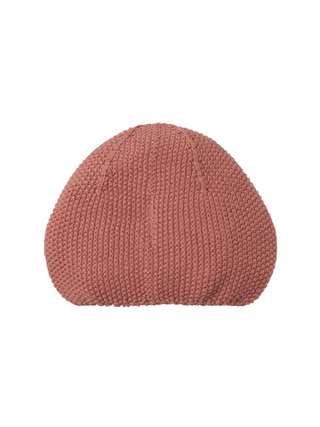 Baby Turban aus Strick - Kupfer