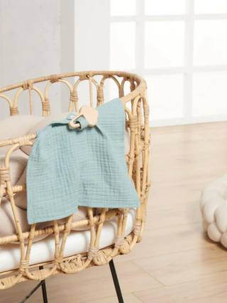 Kuscheltuch Musselin Eis - Mint