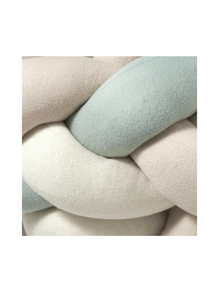 Bettschlange geflochten Trio - Mint