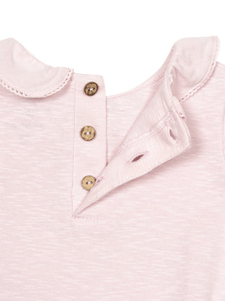 Rib Flamé Body - Rosa