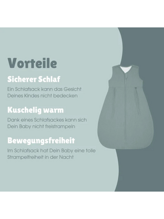 Essential Schlafsack 1.0 TOG - Essential Mint