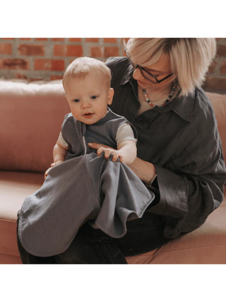 Leinen Schlafsack 0.5 TOG - Essential Blau