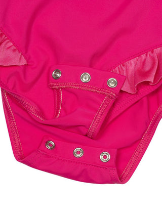 Einteiliger Badeanzug Anti-UV Bora Bora Surfer - Pink