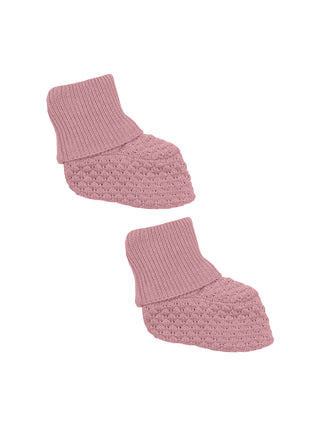 Strickfinkli Schuhe - Altrosa