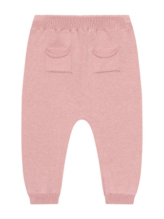 Strickhose mit Taschen - Altrosa