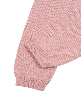 Strickhose mit Taschen - Altrosa