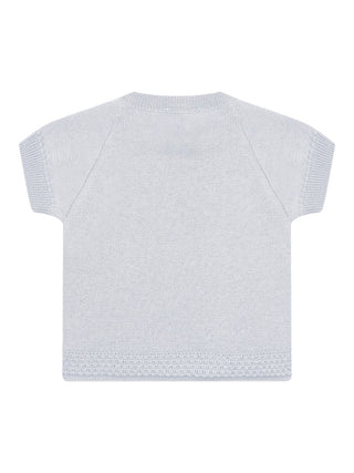 Wickelpulli mit kurzen Ärmeln - Hellblau