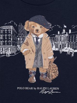 T-Shirt mit Polobär - Navy