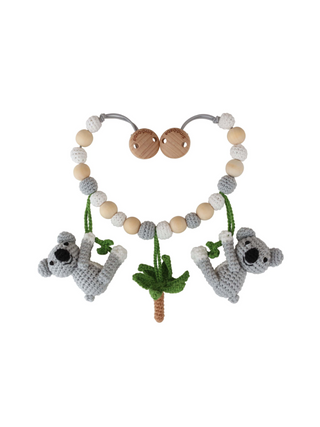 Gehäkelte Kinderwagenkette Koala Coco