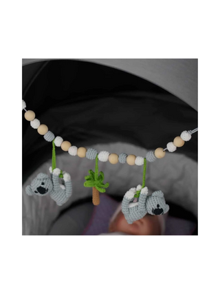 Gehäkelte Kinderwagenkette Koala Coco