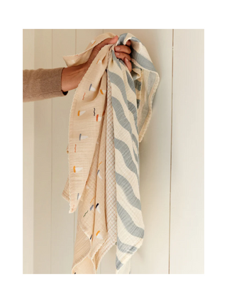 Dear April Mio Musselintücher - Waves