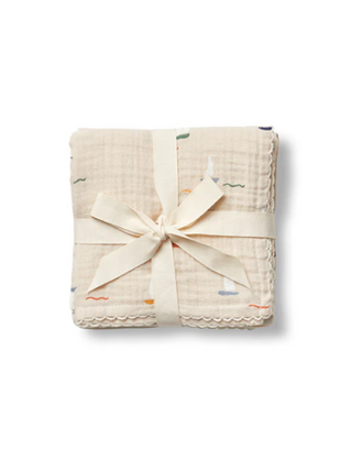 Dear April Mio Musselintücher - Pond Boats