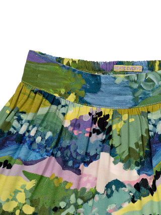 Bedruckter Viskoserock - Arty Landschaft