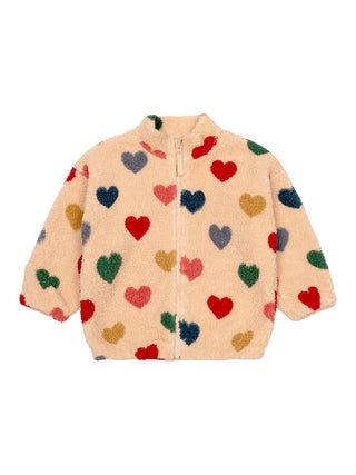 Jody Teddy-Fleecejacke GRS - Bon Coeur - Beige